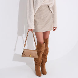 Сумка-мессенджер на клапане, цвет бежевый - Simaland фото 11