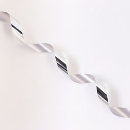 Лента для декора и подарков, Металлик, серебро, 2 см ? 50 м - UPAK LAND фото 3