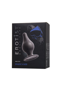 Анальная втулка Erotist Spade S, сайлекспан, чёрный, 8 см  фото 7