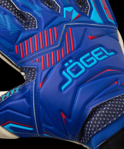 Перчатки вратарские JOGEL MAGNUM SL3 Roll-Hybrid, синий  фото 4