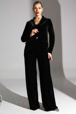 Брюки Мода Юрс 25-2947br черный