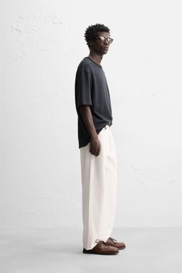 STRIPED JACQUARD T-SHIRT - Zara фото 4