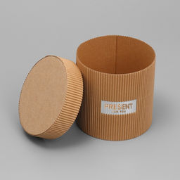Шляпная коробка из микрогофры Present for you, 12 х 12 см - Дарите счастье фото 3