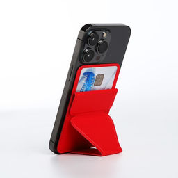 Подарочный набор, ремень с винтом, картхолдер на телефон, обложа для паспорта, футляр для очков, цвет красный - Simaland фото 11