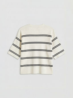 Bisiklet Yaka K?z ?ocuk Triko Kazak