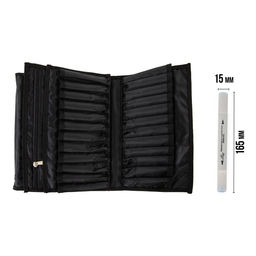 VISTA-ARTISTA Пенал для маркеров на 48 шт. VPBM-02 16 x 28 x 11 см 100% нейлон черный  фото 5