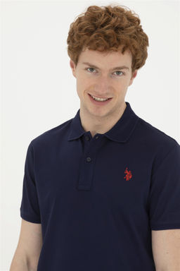 Мужская темно-синяя футболка - U.s. polo assn фото 2