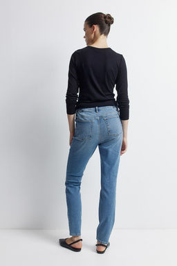 MAMA Before & After Slim Low Jeans - H&m фото 3