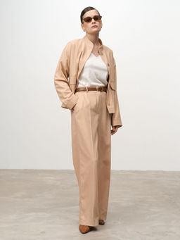 Бомбер из льна 4211892 золото