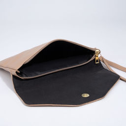 Сумка-клатч на молнии, цвет бежевый - Simaland фото 6