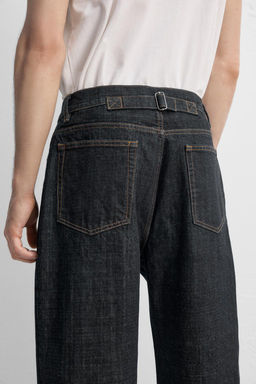 LIMITED EDITION RELAXED FIT TURN-UP JEANS - Zara фото 7