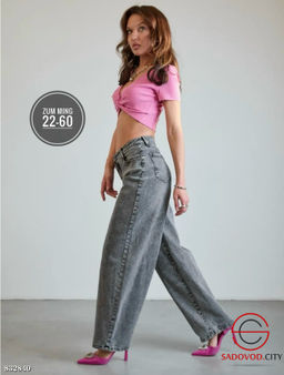 Джинсы багги с высокой посадкой - Bruno фото 2