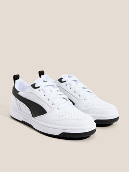 Детские кеды PUMA Puma Rebound V6 Lo Jr Артикул 4587249, белый