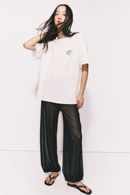 Camiseta oversize con motivo estampado - H&m фото 11