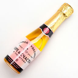 Гель для душа шампанское Море счастья, 250 мл, аромат фруктового десерта, Чистое счастье  фото 3