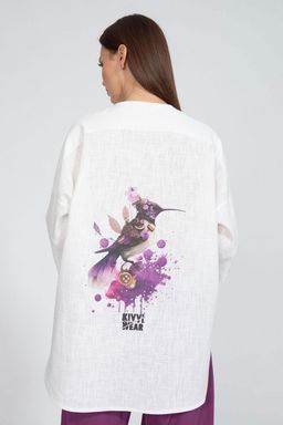 Льняная рубашка 4081 - Kivviwear фото 2