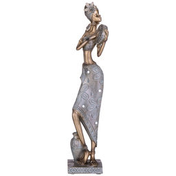 ФИГУРКА АФРИКАНКА 8,5*8*39 СМ