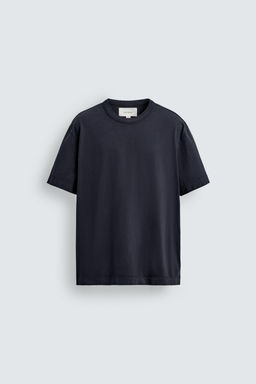 RELAXED FIT T-SHIRT WITH BINDING - Zara фото 7