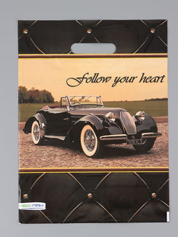 Цена за 25 шт. Пакет "Кабриолет, полиэтиленовый с вырубной ручкой 30х40 см, 60 мкм