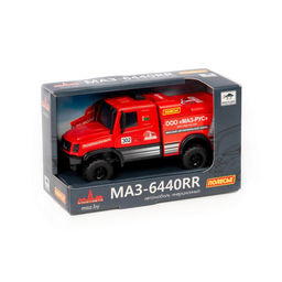 Грузовик гоночный "МАЗ-6440RR" инерционный (57314) в коробке 24,6*10,7*14,6см, Полесье