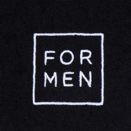 Полотенце махровое «Этель» For men, 35×50±5 см, хлопок 100%, чёрное