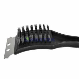 Абразивная щетка ZDV-4 для очистки барбекю 20см нерж.сталь, пластик. ручка арт.999644 /Mallony/ фото 3