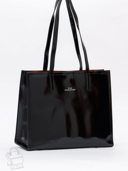 Сумка женская кожаная 1002M black Polina&Eiterou  в Новосибирске