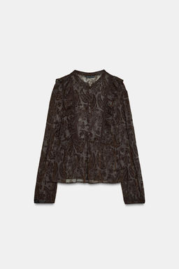 DEVOR_ RUFFLED BLOUSE - Zara фото 5