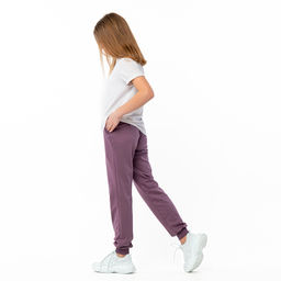 RODOS Брюки для девочки М-256 Винный