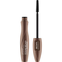 Тушь для ресниц Glam & Doll водостойкая, Volume Brown Mascara Wp, 010 Коричневая 951452