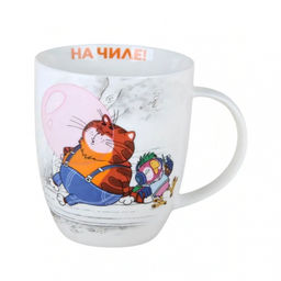 Кружка 420 мл ф.дерби Попугай Кеша в п/уп фарфор арт. HD241137 (285272)