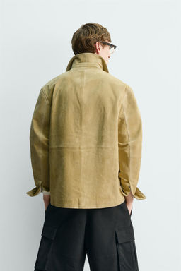LIMITED EDITION SUEDE JACKET WITH POCKETS - Zara фото 3