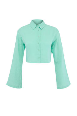 TRENDYOLMILLA Beyaz Dokuma Muslin Plaj Gomlegi TBESS24GO00011  фото 42