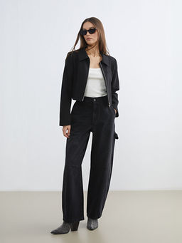 Barrel Fit Kad?n Jean Pantolon