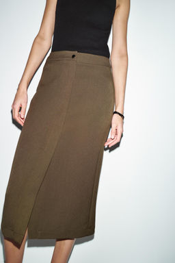PENCIL MIDI SKIRT - Zara фото 14