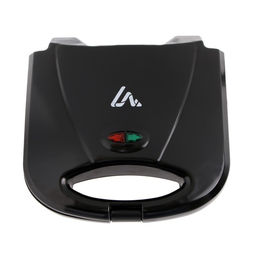 Электровафельница Luazon LT-09, 750 Вт, венские вафли, антипригарное покрытие, чёрная