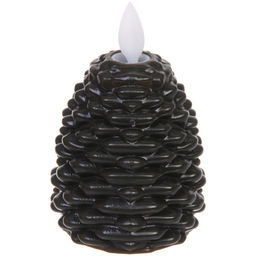 Цена за 4 шт. Сувенир подсветкой "Свеча - Шишка" 5*10 см,