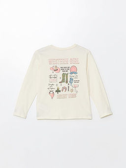 Bisiklet Yaka K?z ?ocuk Ti??rt - Waikiki фото 3