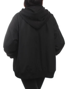 H24-283 BLACK Куртка демисезонная женская (100 гр. синтепон)