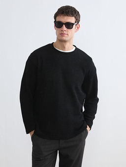 Bisiklet Yaka Erkek Triko Kazak