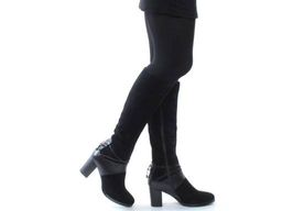 05-A9000-4 BLACK Кроссовки женские (натуральная замша)