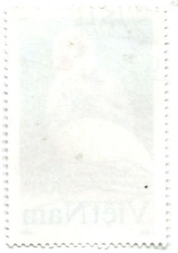 Марка Индийский журавль 1991 год Вьетнам