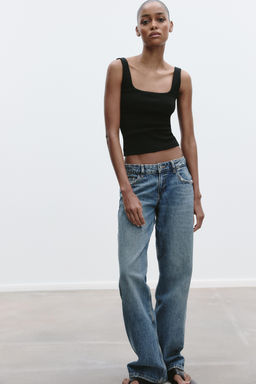 WIDE STRAP VEST TOP - Zara фото 47