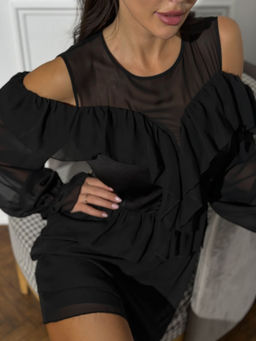 Платье AURA 3292-176-Р черный