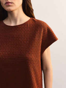 Футболка оверсайз из трикотажа ZR2605013421-21 / Zarina