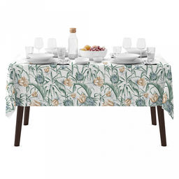 Комплект столовый 7пр "Виши"/"Виши" полоса: скатерть 180х150см, салфетка сервировочная 42х42см - 6шт, длина стола до 140см. на 6 персон, хлопок "Премиум" 186г/м2, "Домашняя мода" (Россия)