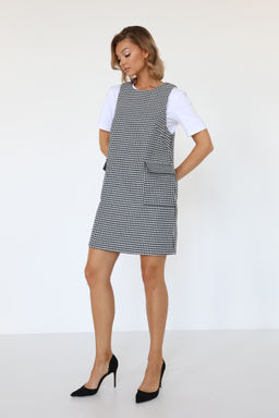 Сарафан мини с карманами - Looklikecat фото 4