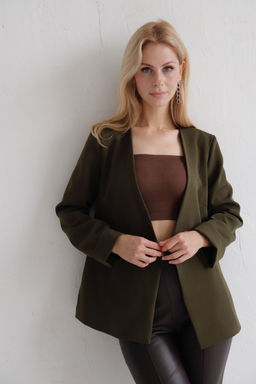 Двубортный жакет без лацканов - Martichelli фото 18