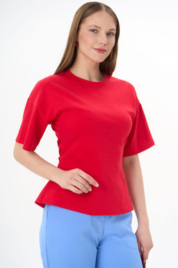 Футболка с завязками Николь (красный) - Эльза фото 16