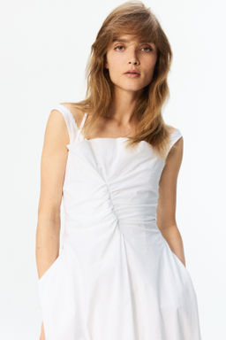 Vestido a capas en popelina - H&m фото 3